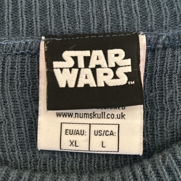 Numskull Star Wars Empire Strikes Back Fair Isle Long Sleeve Sweater Size Large - Picture 6 of 7